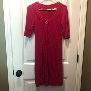 Natural Selections Pink Short Sleeve Dress